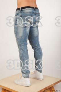Leg light blue jeans of Andrew 0004